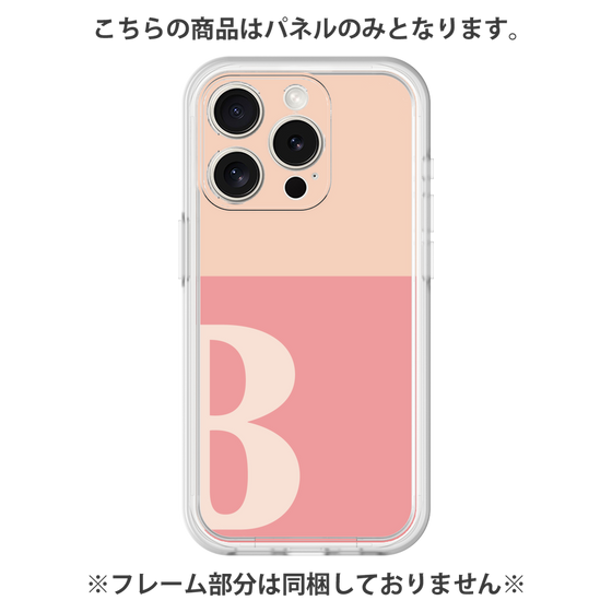 プレミアムパネル［ オリジナル - initial two tone - B pink ］