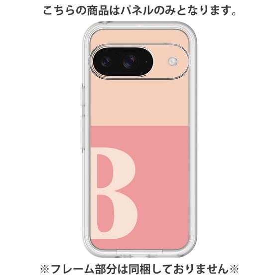 プレミアムパネル［ オリジナル - initial two tone - B pink ］