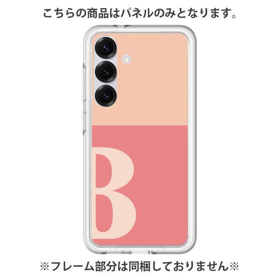 プレミアムパネル［ オリジナル - initial two tone - B pink ］