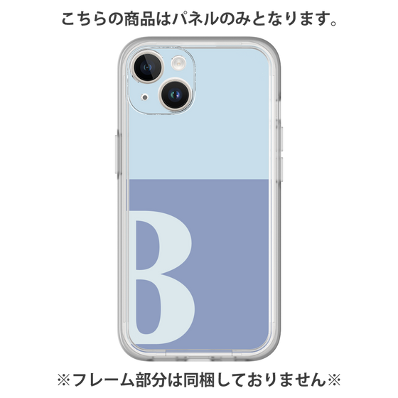 プレミアムパネル［ オリジナル - initial two tone - B blue ］