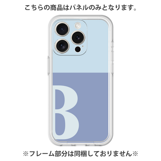 プレミアムパネル［ オリジナル - initial two tone - B blue ］