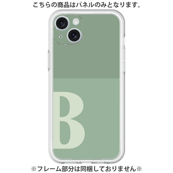 プレミアムパネル［ オリジナル - initial two tone - B green ］