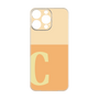 プレミアムパネル［ オリジナル - initial two tone - C orange ］