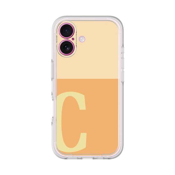 プレミアムパネル［ オリジナル - initial two tone - C orange ］