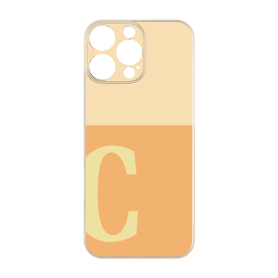 プレミアムパネル［ オリジナル - initial two tone - C orange ］
