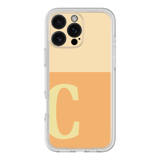 プレミアムパネル［ オリジナル - initial two tone - C orange ］