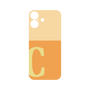 プレミアムパネル［ オリジナル - initial two tone - C orange ］