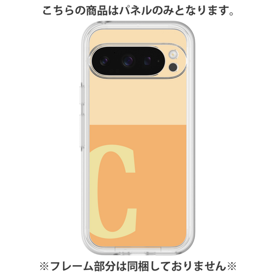 プレミアムパネル［ オリジナル - initial two tone - C orange ］