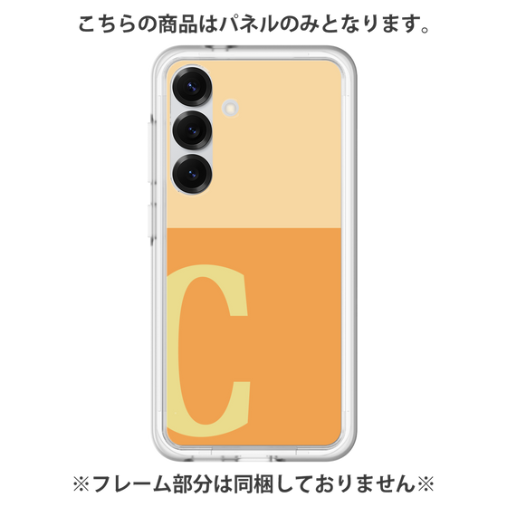 プレミアムパネル［ オリジナル - initial two tone - C orange ］