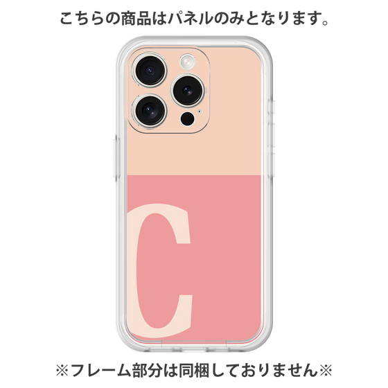 プレミアムパネル［ オリジナル - initial two tone - C pink ］