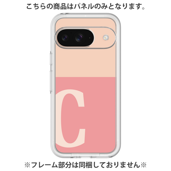 プレミアムパネル［ オリジナル - initial two tone - C pink ］