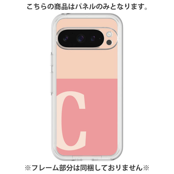 プレミアムパネル［ オリジナル - initial two tone - C pink ］