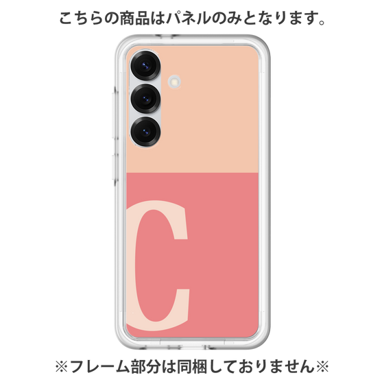 プレミアムパネル［ オリジナル - initial two tone - C pink ］