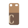 プレミアムパネル［ オリジナル - initial two tone - C brown ］