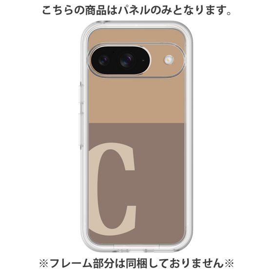 プレミアムパネル［ オリジナル - initial two tone - C brown ］