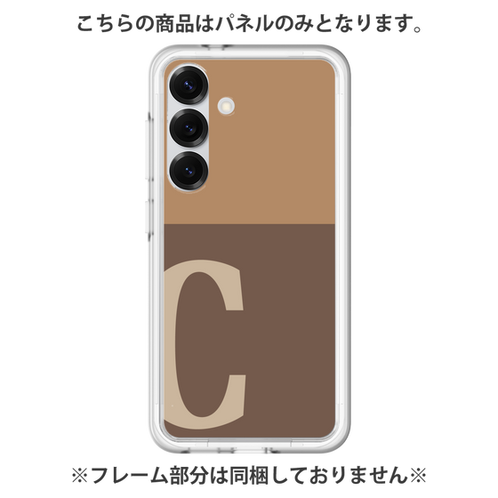 プレミアムパネル［ オリジナル - initial two tone - C brown ］