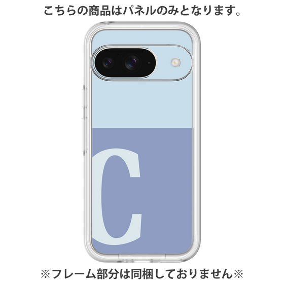 プレミアムパネル［ オリジナル - initial two tone - C blue ］