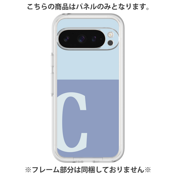 プレミアムパネル［ オリジナル - initial two tone - C blue ］