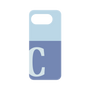プレミアムパネル［ オリジナル - initial two tone - C blue ］