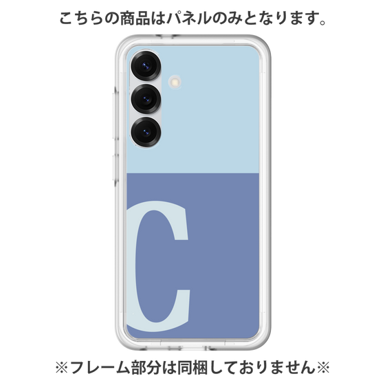プレミアムパネル［ オリジナル - initial two tone - C blue ］