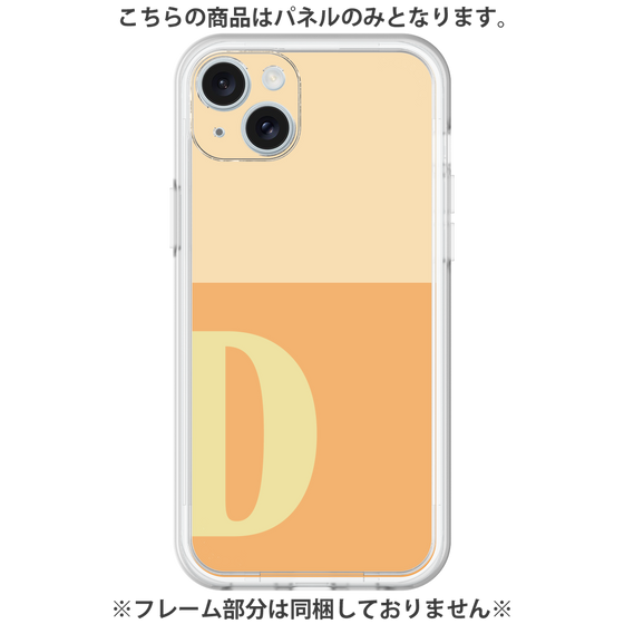 プレミアムパネル［ オリジナル - initial two tone - D orange ］