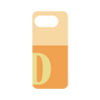 プレミアムパネル［ オリジナル - initial two tone - D orange ］
