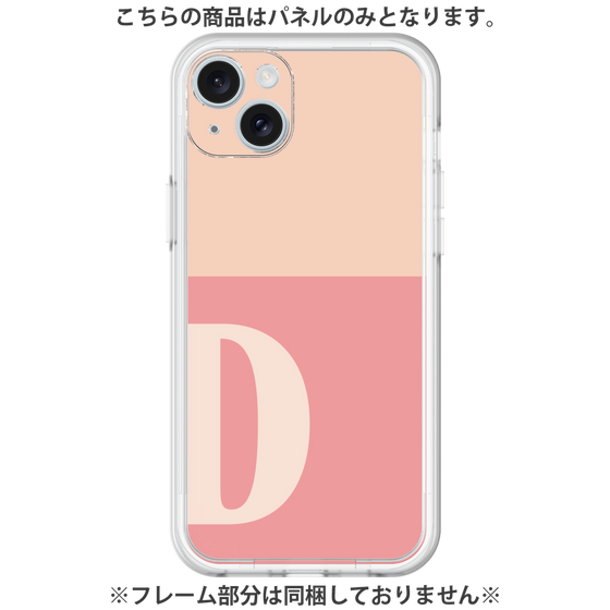 プレミアムパネル［ オリジナル - initial two tone - D pink ］