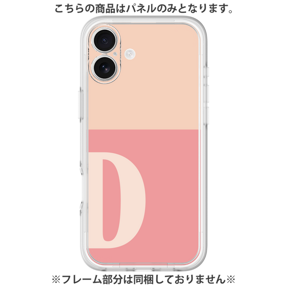 プレミアムパネル［ オリジナル - initial two tone - D pink ］
