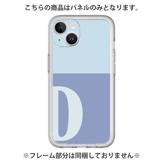 プレミアムパネル［ オリジナル - initial two tone - D blue ］
