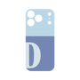 プレミアムパネル［ オリジナル - initial two tone - D blue ］