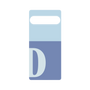 プレミアムパネル［ オリジナル - initial two tone - D blue ］