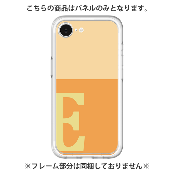 プレミアムパネル［ オリジナル - initial two tone - E orange ］
