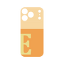 プレミアムパネル［ オリジナル - initial two tone - E orange ］
