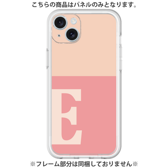 プレミアムパネル［ オリジナル - initial two tone - E pink ］