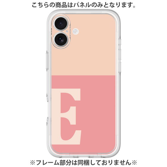 プレミアムパネル［ オリジナル - initial two tone - E pink ］