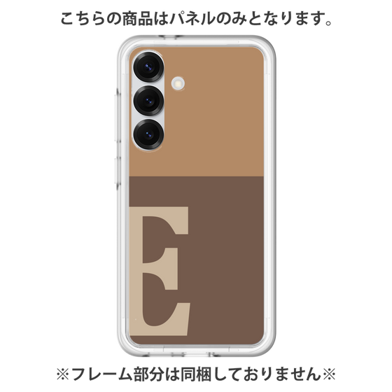 プレミアムパネル［ オリジナル - initial two tone - E brown ］