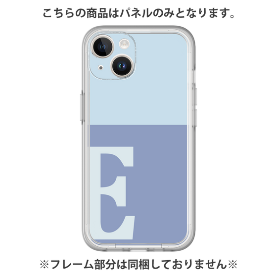 プレミアムパネル［ オリジナル - initial two tone - E blue ］
