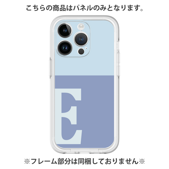 プレミアムパネル［ オリジナル - initial two tone - E blue ］