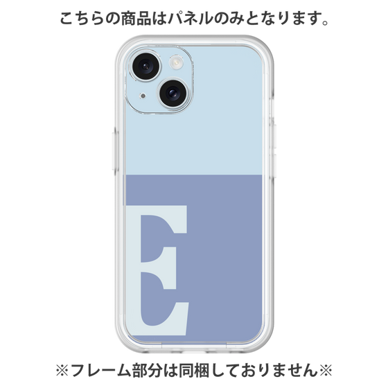 プレミアムパネル［ オリジナル - initial two tone - E blue ］