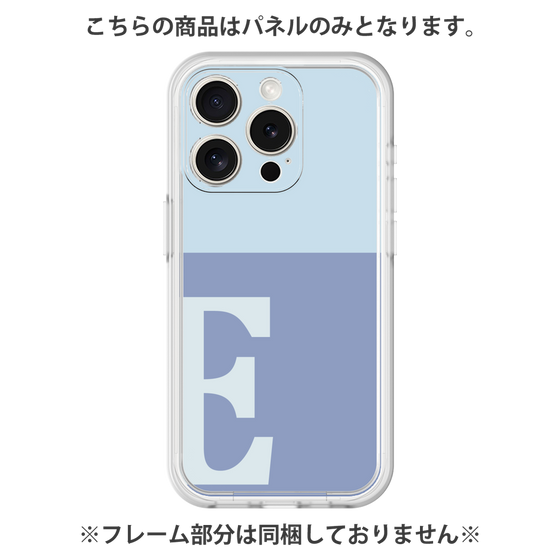 プレミアムパネル［ オリジナル - initial two tone - E blue ］
