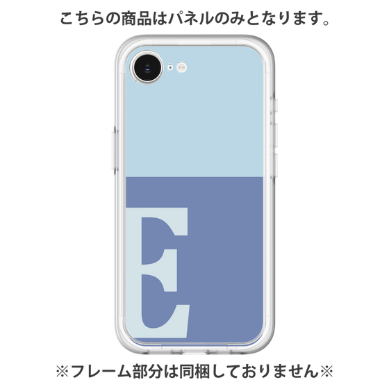 プレミアムパネル［ オリジナル - initial two tone - E blue ］