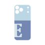 プレミアムパネル［ オリジナル - initial two tone - E blue ］