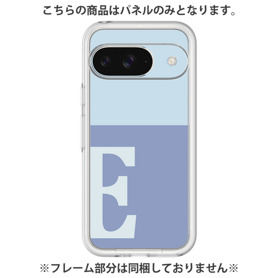 プレミアムパネル［ オリジナル - initial two tone - E blue ］