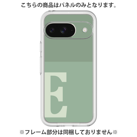 プレミアムパネル［ オリジナル - initial two tone - E green ］