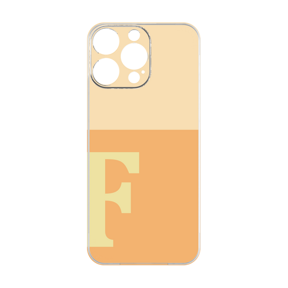 プレミアムパネル［ オリジナル - initial two tone - F orange ］