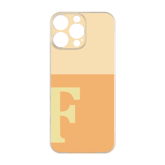 プレミアムパネル［ オリジナル - initial two tone - F orange ］