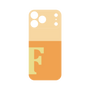 プレミアムパネル［ オリジナル - initial two tone - F orange ］