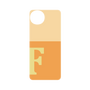 プレミアムパネル［ オリジナル - initial two tone - F orange ］