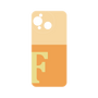 プレミアムパネル［ オリジナル - initial two tone - F orange ］