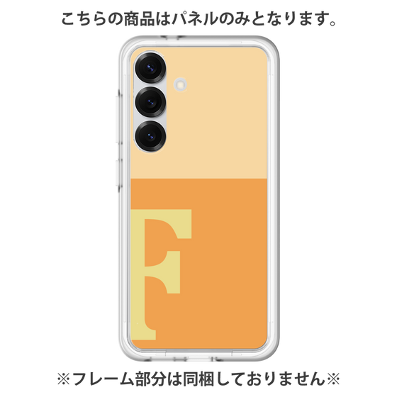 プレミアムパネル［ オリジナル - initial two tone - F orange ］
